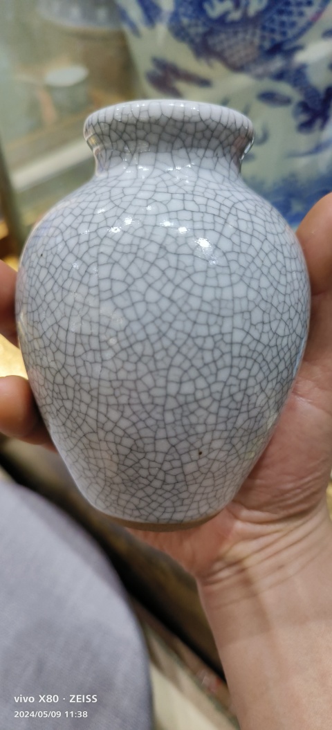 古玩陶瓷哥釉太白罐拍賣,當(dāng)前價格9999元