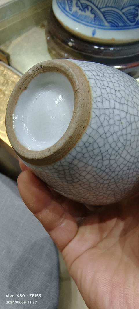 古玩陶瓷哥釉太白罐拍賣,當(dāng)前價格9999元