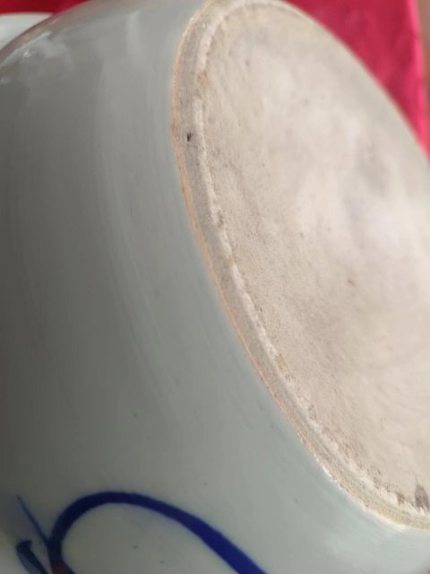 古玩陶瓷青花花卉凈手盆拍賣,當前價格1698元