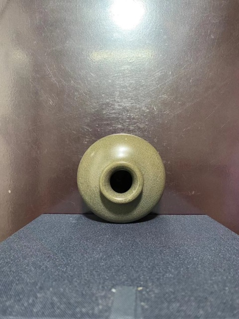 古玩陶瓷明龍泉青瓷蘋果尊拍賣，當前價格5500元