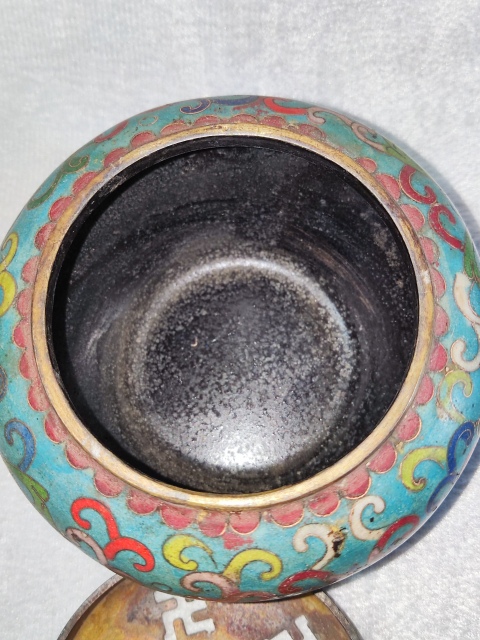 古玩雜項景泰藍薰爐拍賣，當前價格888元
