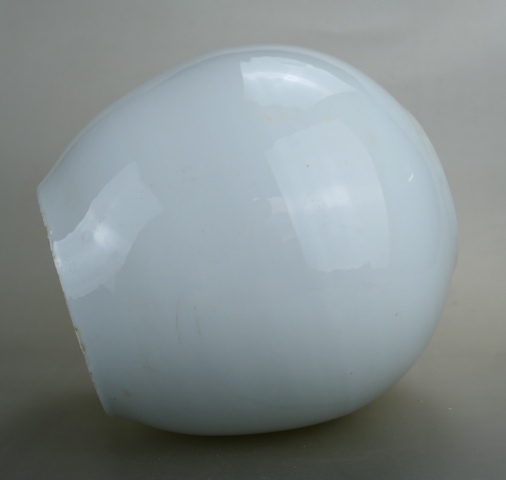 古玩陶瓷清代.甜白釉紫斑紋茶葉罐拍賣，當前價格1900元