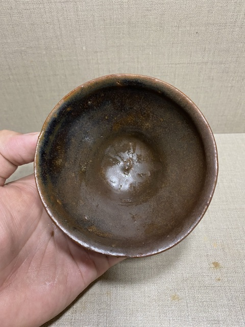 古玩陶瓷福清窯褐釉茶盞拍賣，當前價格980元