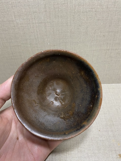 古玩陶瓷福清窯褐釉茶盞拍賣，當前價格980元