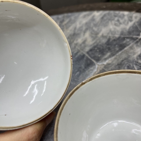古玩陶瓷【望月樓】民國時(shí)期珊 瑚紅釉描金蓋缸拍賣,當(dāng)前價(jià)格300元