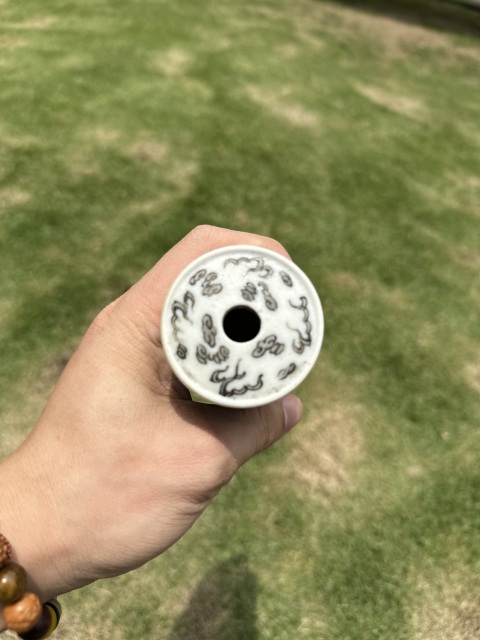 古玩陶瓷反瓷青花云龍紋香筒拍賣，當前價格8500元