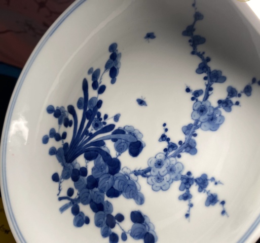 古玩陶瓷官窯 大清光緒年制青花花卉紋盤(pán)拍賣(mài),當(dāng)前價(jià)格25000元