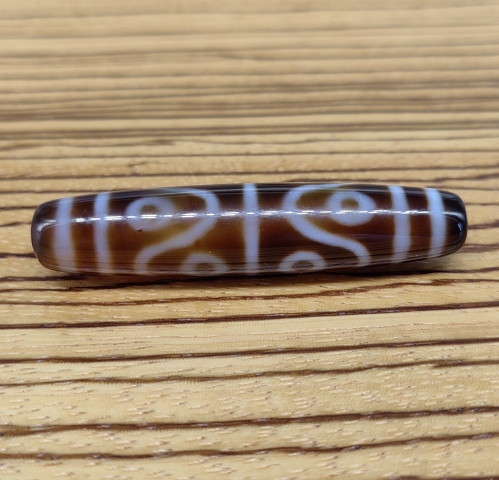 古玩玉器八眼天珠拍賣，當前價格900元