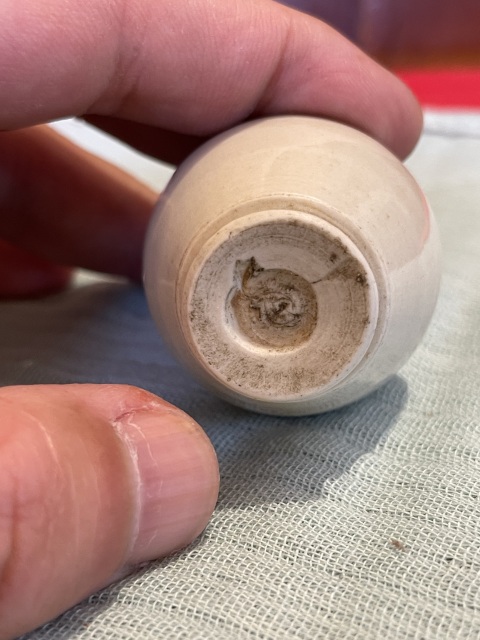 古玩陶瓷文房筆擱手繪拍賣,當前價格30元