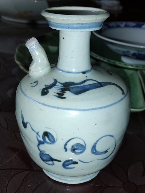 古玩陶瓷青花福字紋壺拍賣,當前價格680元