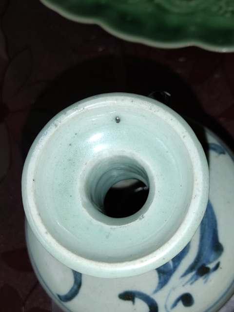 古玩陶瓷青花福字紋壺拍賣,當前價格680元