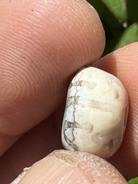 古玩雜項漢代鑲蝕珠，奶皮沁拍賣，當前價格460元