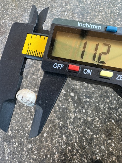 古玩雜項漢代鑲蝕珠，奶皮沁拍賣，當前價格460元