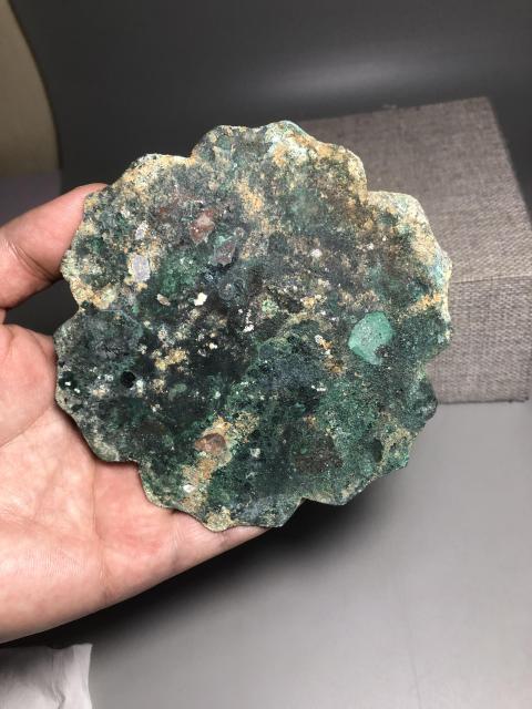 古玩銅器宋代葵口鏡拍賣，當前價格888元