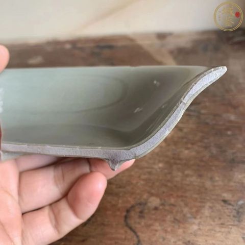 古玩陶瓷南宋精品龍泉窯青釉蓮瓣紋洗標本拍賣，當前價格299元