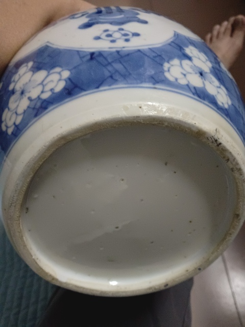 古玩陶瓷青花博古圖蓋罐拍賣，當前價格2800元
