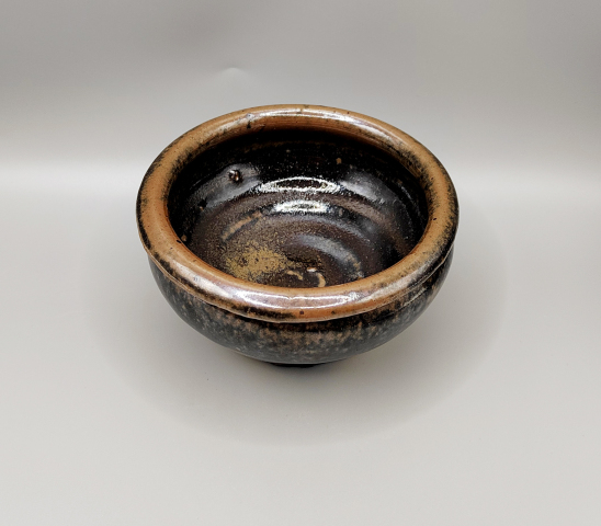 古玩陶瓷元代窯變釉鐵銹斑唇口爐拍賣，當(dāng)前價格1980元