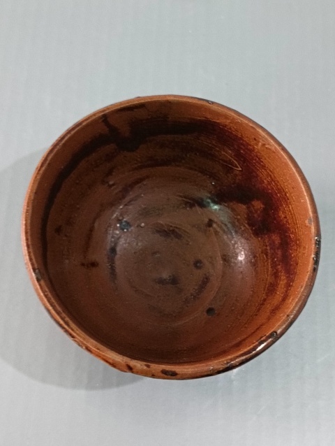 古玩陶瓷明末清初,紫金釉茶盞拍賣,當(dāng)前價格350元