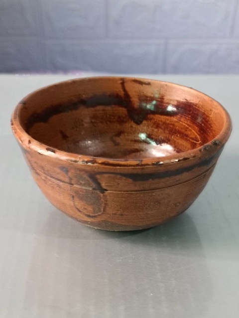 古玩陶瓷明末清初,紫金釉茶盞拍賣,當(dāng)前價格350元