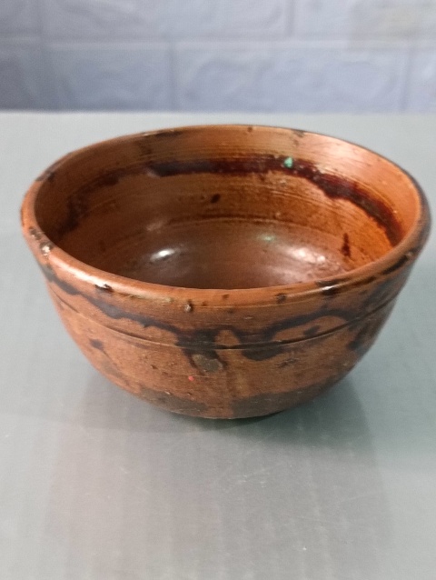 古玩陶瓷明末清初,紫金釉茶盞拍賣,當(dāng)前價格350元