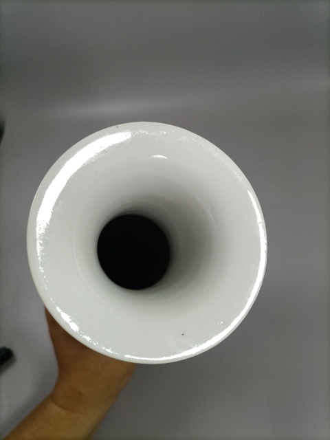 古玩陶瓷清晚青花冰梅圖觀音瓶拍賣,當前價格3280元