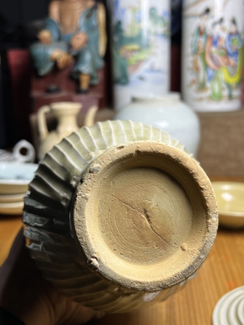 古玩陶瓷南宋條紋蓋罐拍賣，當前價格3588元