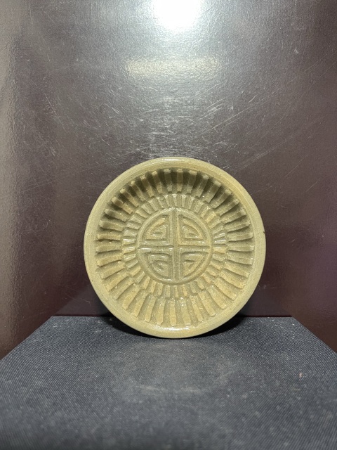 古玩陶瓷清吉語紋糕點印模拍賣，當前價格800元