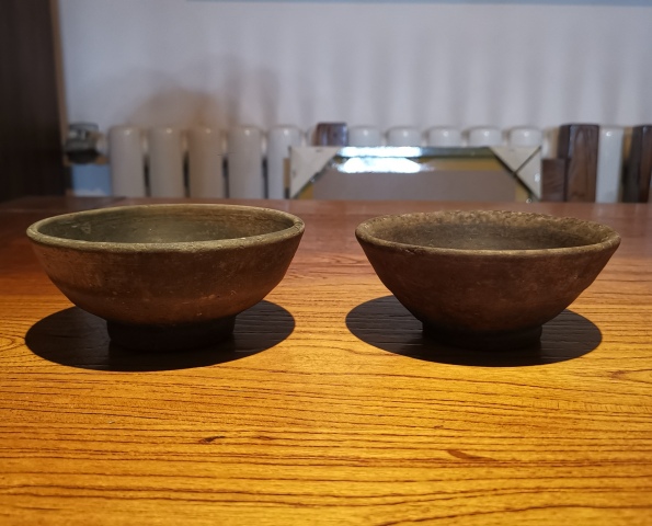 古玩陶瓷元黑陶茶盞(一對(duì))拍賣,當(dāng)前價(jià)格260元