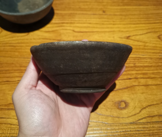 古玩陶瓷元黑陶茶盞(一對(duì))拍賣,當(dāng)前價(jià)格260元