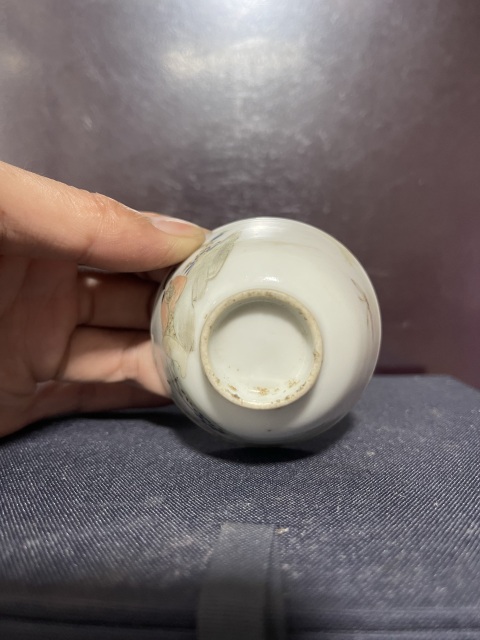 古玩陶瓷粉彩仕女人物杯拍賣，當前價格150元