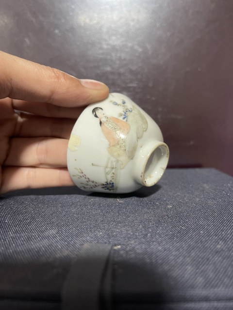 古玩陶瓷粉彩仕女人物杯拍賣，當前價格150元