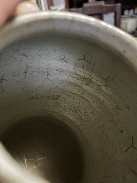 古玩陶瓷清乾隆青花山水紋罐拍賣，當前價格999元