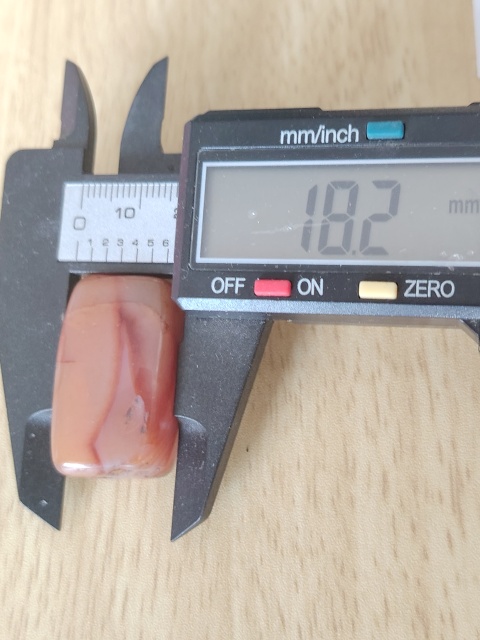 古玩玉器清天然紅瑪瑙多棱珠拍賣，當前價格299元