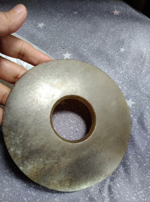古玩玉器仿“齊家文化”玉璧拍賣,當(dāng)前價格1389元