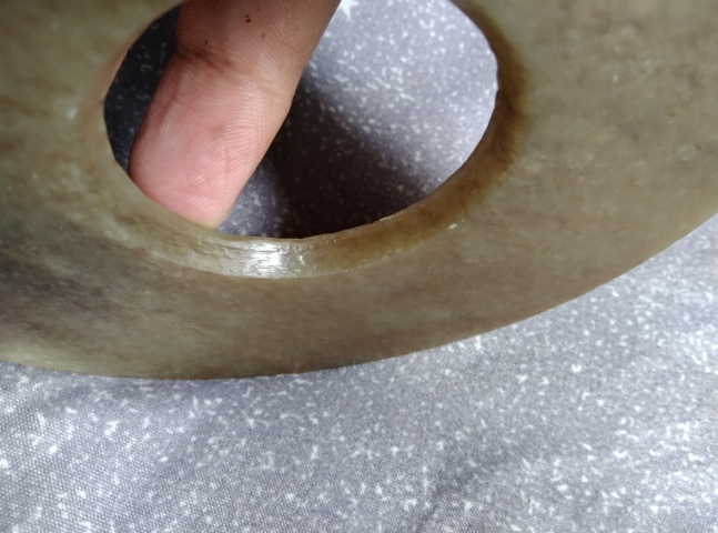 古玩玉器仿“齊家文化”玉璧拍賣,當(dāng)前價格1389元