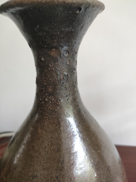 古玩陶瓷磁州窯褐釉玉壺春瓶拍賣,當前價格2800元