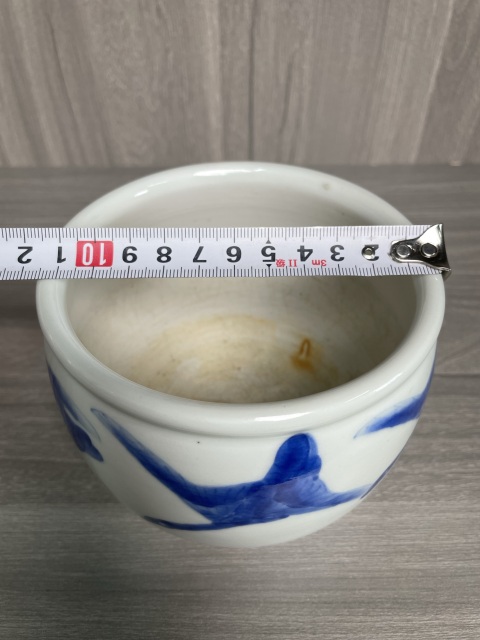 古玩陶瓷清中期 精品青花天鵝紋琴爐(文房器)拍賣,當前價格850元