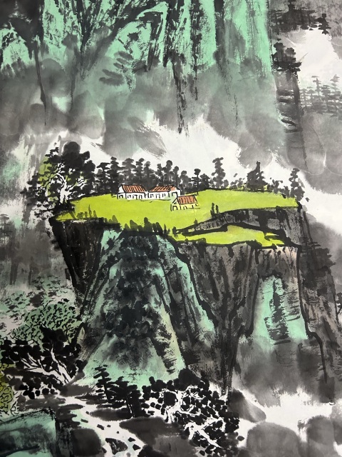 古玩字畫郭霖飛《溪山隱居圖》拍賣,當前價格758元