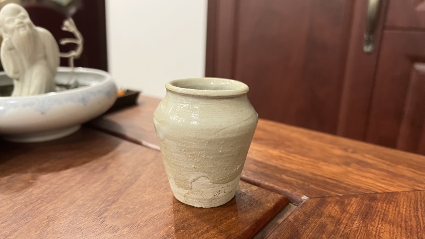 古玩陶瓷明代影青罐拍賣，當(dāng)前價格299元
