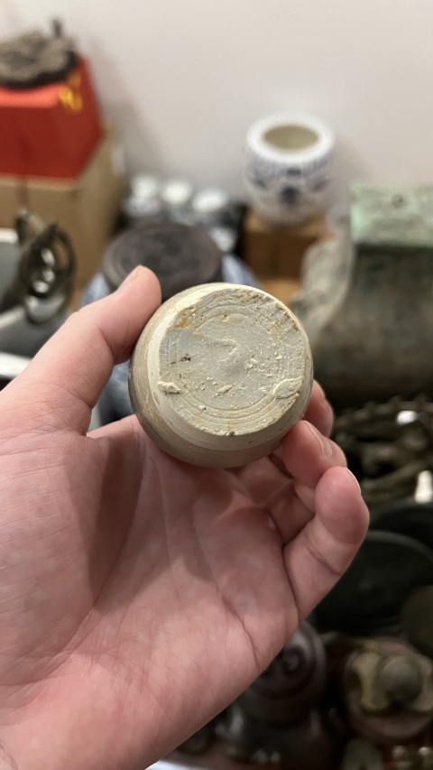 古玩陶瓷明代影青罐拍賣，當(dāng)前價格299元