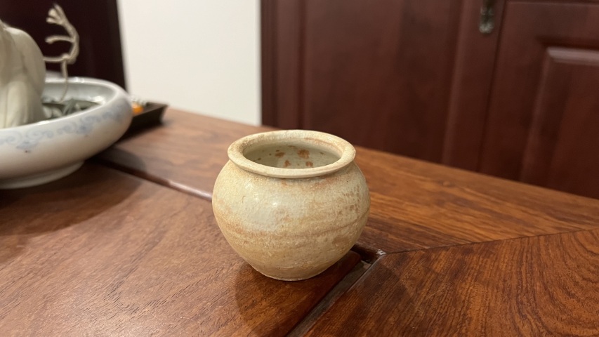 古玩陶瓷元代影青水盂拍賣，當前價格233元