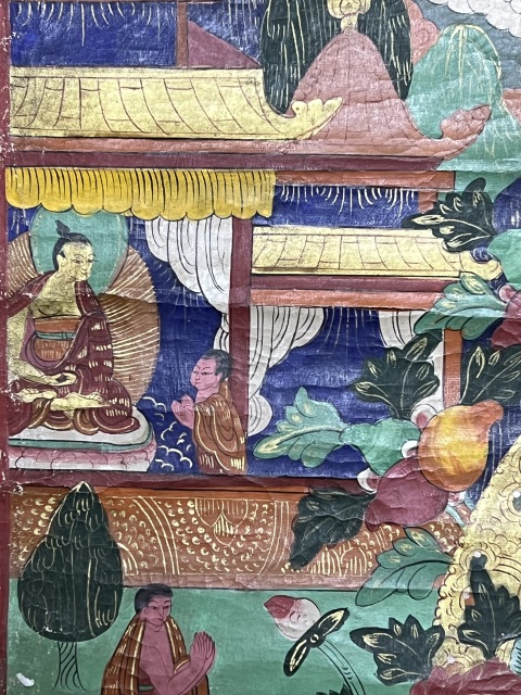 古玩字畫唐卡藥師佛拍賣，當前價格20000元