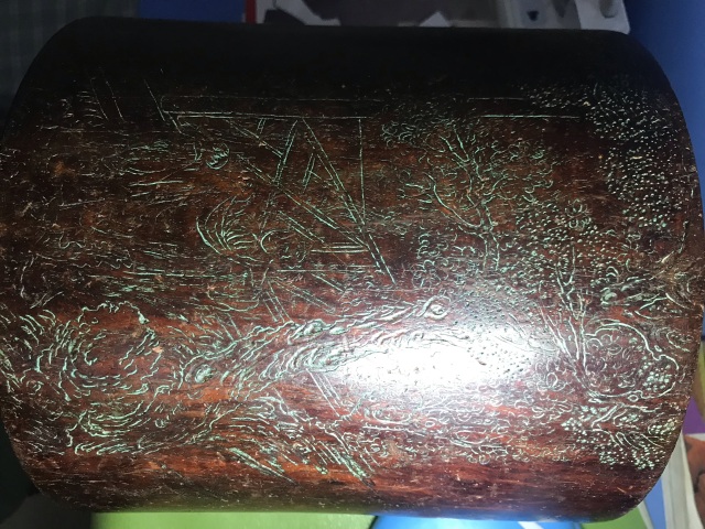 古玩雜項黃花梨筆筒拍賣,當前價格1000元