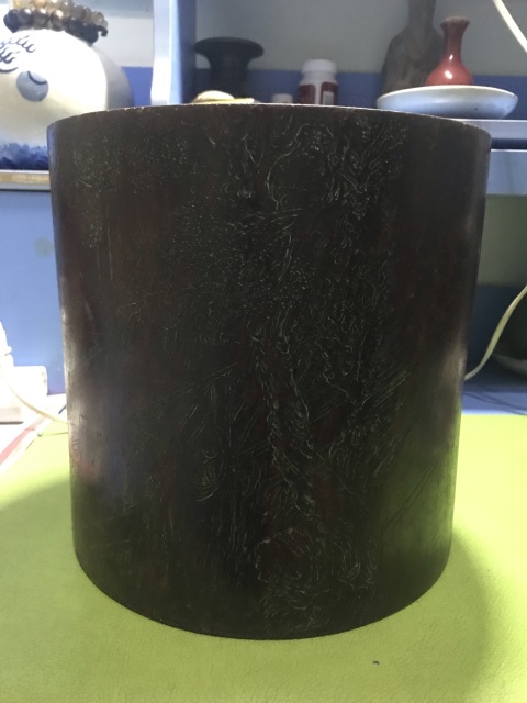 古玩雜項黃花梨筆筒拍賣,當前價格1000元