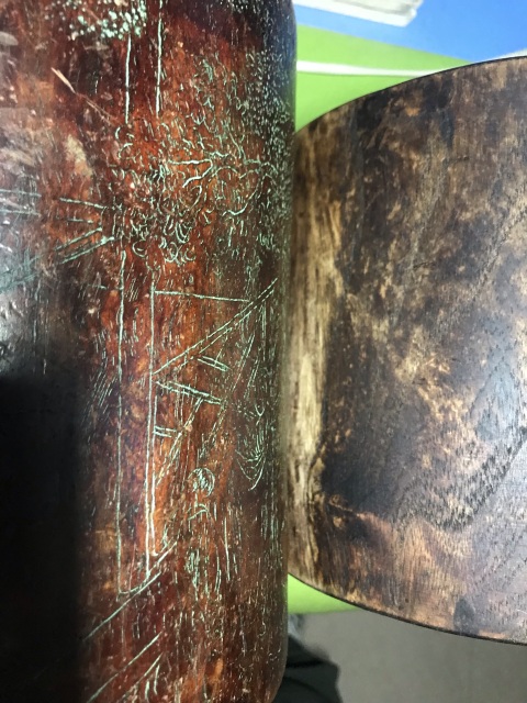 古玩雜項黃花梨筆筒拍賣,當前價格1000元