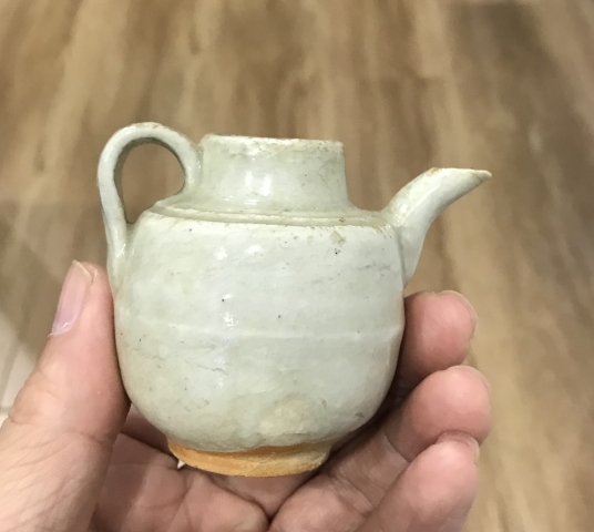 古玩陶瓷青白釉小執壺拍賣,當前價格800元
