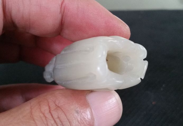 古玩玉器和田玉雕“佛手瓜”拍賣，當前價格480元