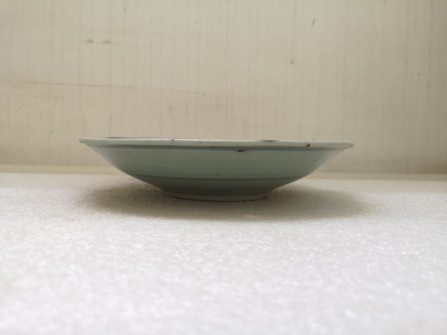 古玩陶瓷花卉紋青花盤拍賣,當前價格680元