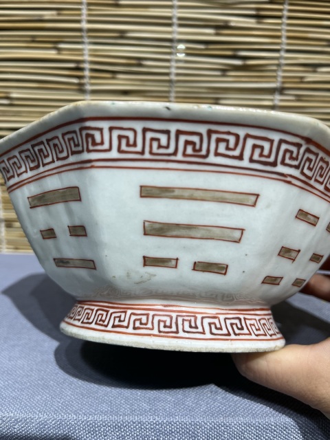 古玩陶瓷八卦紋碗拍賣,當前價格3800元
