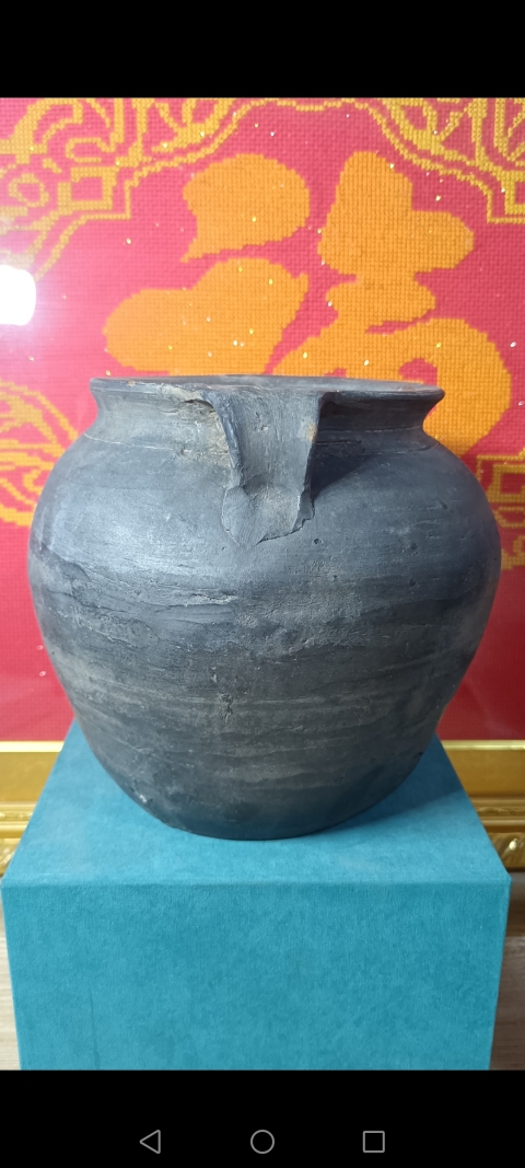 古玩陶瓷明~灰陶雙系罐拍賣,當(dāng)前價(jià)格280元
